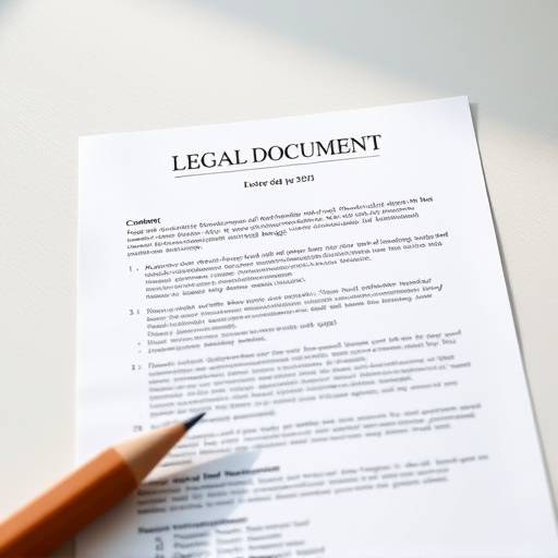 Afbeelding van een juridische document